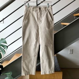 Everlane Straight Leg Crop, Sandstone size 00